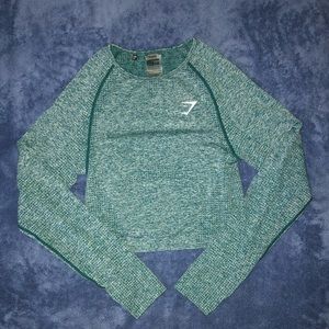 Gym Shark long sleeve crop top